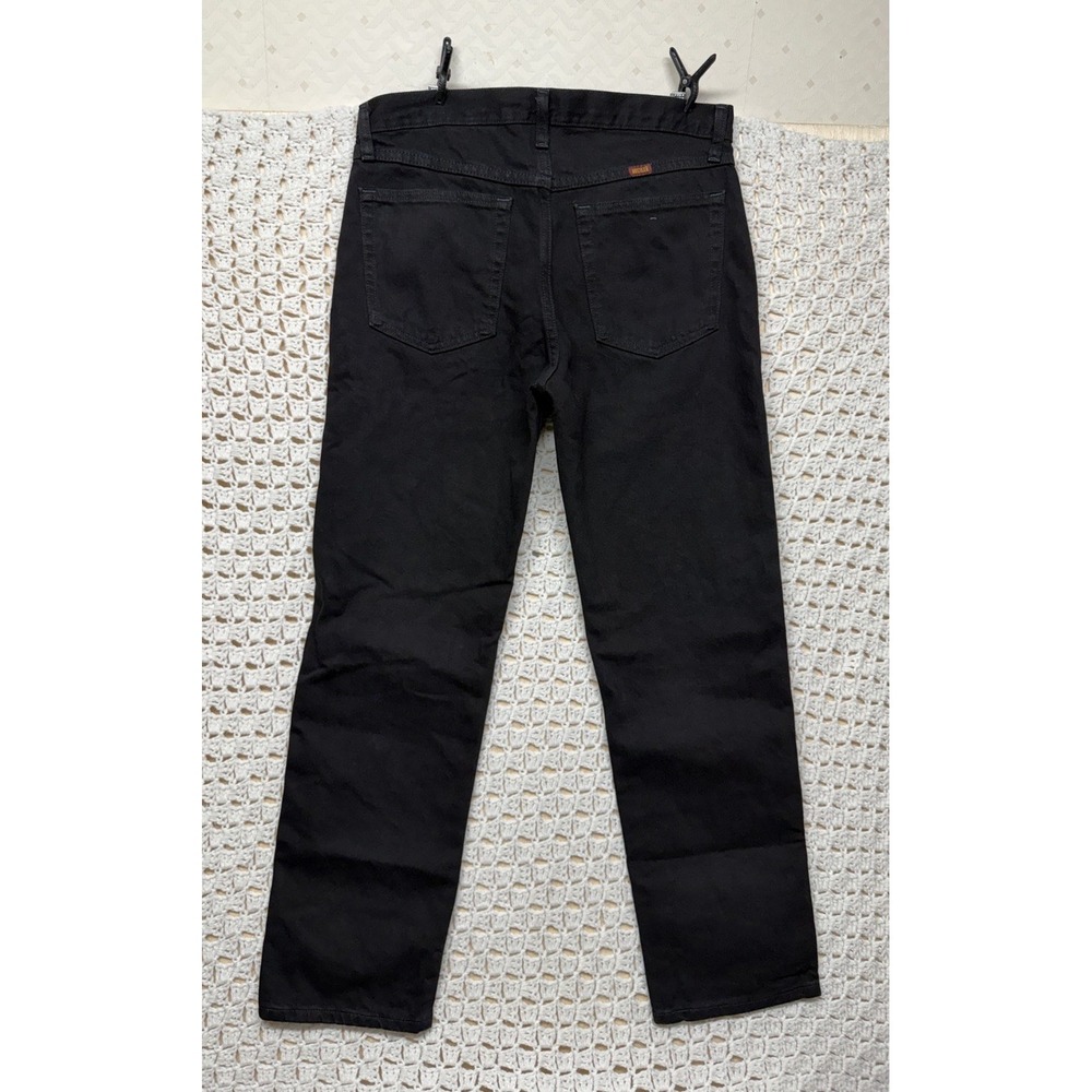 Rustler Jeans Men's 32X30 Black Denim 100% Cotton Straight Leg 1087619CB.